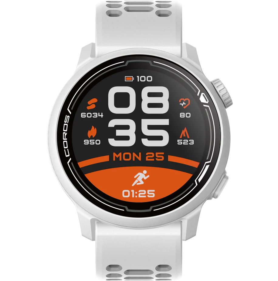 Montre Coros PACE 2 Silicone GPS Sport France Blanche | QET-6570417